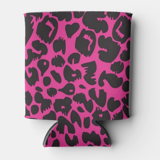 Animal print pattern can cooler (Front)