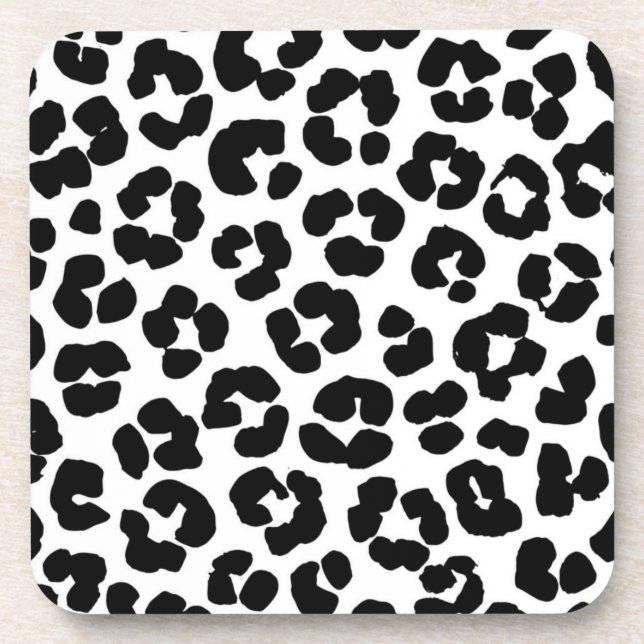 Animal print pattern coaster (Front)