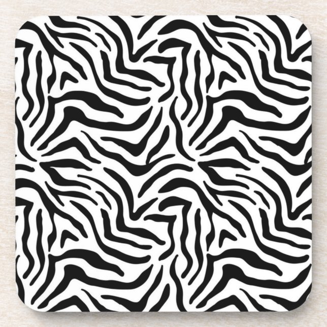 Animal print pattern coaster (Front)