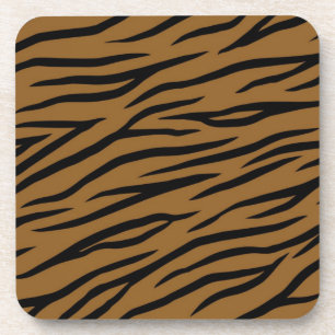 Animal print pattern coaster