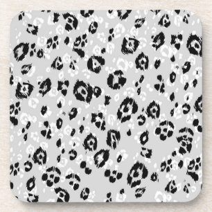 Animal print pattern coaster