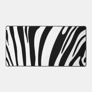 Animal print pattern desk mat