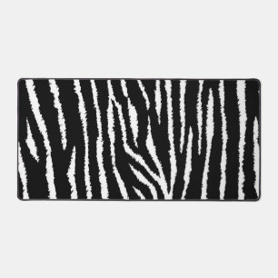 Animal print pattern desk mat