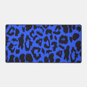 Animal print pattern desk mat
