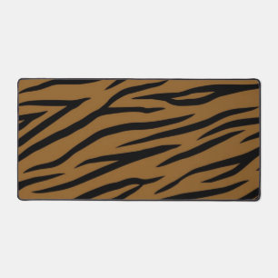 Animal print pattern desk mat