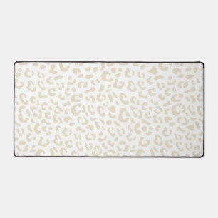 Animal print pattern desk mat