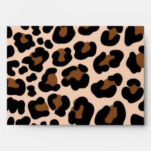 Animal print pattern envelope