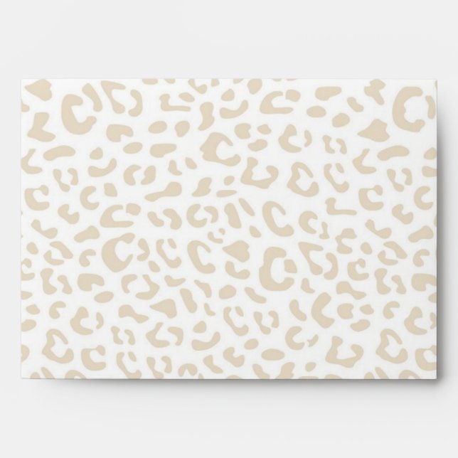 Animal print pattern envelope (Front)