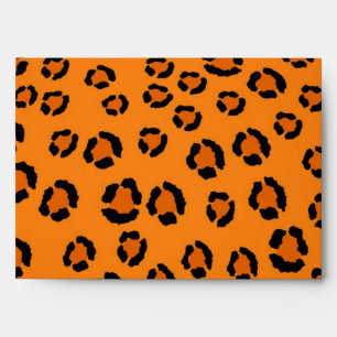 Animal print pattern envelope