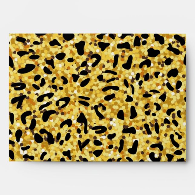 Animal print pattern envelope (Front)
