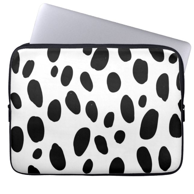 Animal print pattern laptop sleeve (Front)