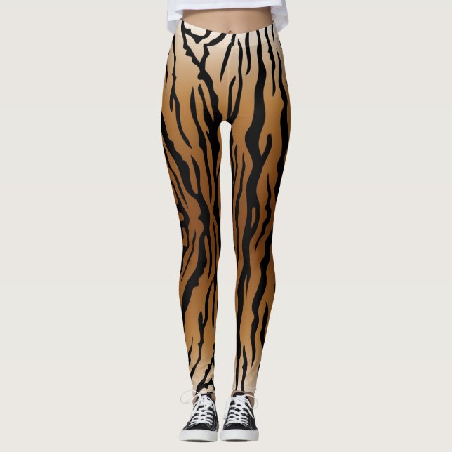 Animal print pattern leggings (Front)