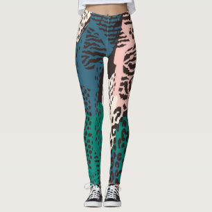 Animal print pattern leggings