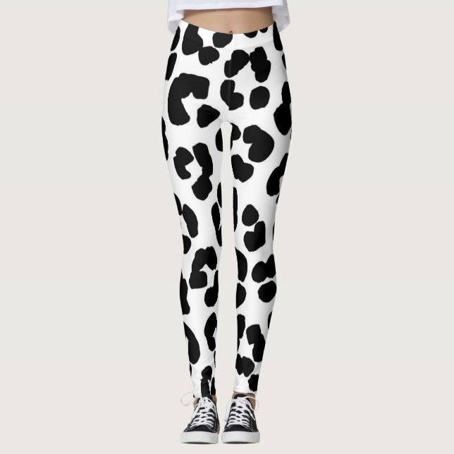 Animal print pattern leggings (Front)