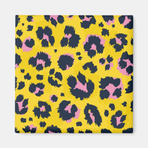 Animal print pattern magnet