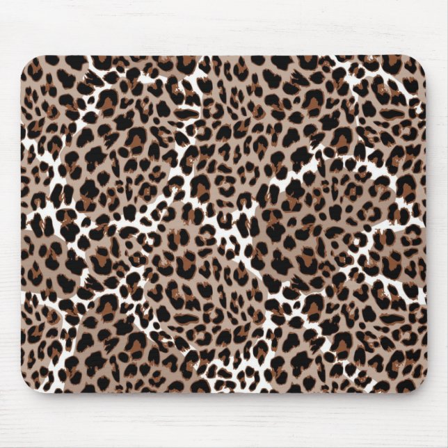 Animal print pattern mouse mat (Front)