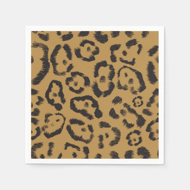 Animal print pattern napkin (Front)