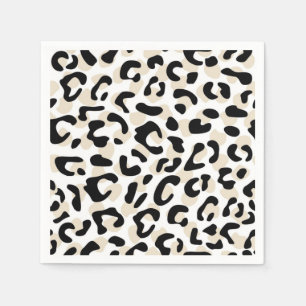 Animal print pattern napkin