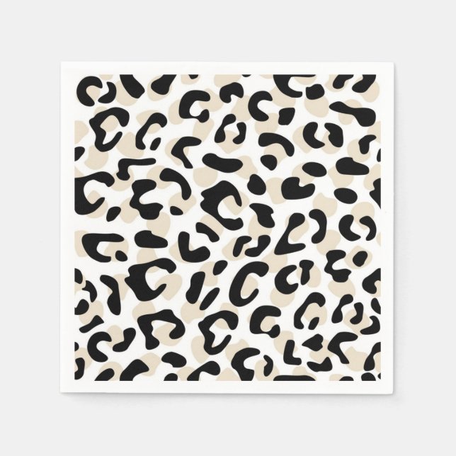 Animal print pattern napkin (Front)