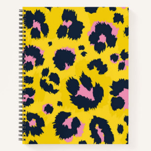 Animal print pattern notebook