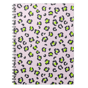 Animal print pattern notebook
