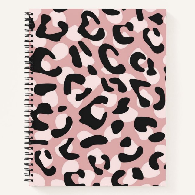 Animal print pattern notebook (Front)