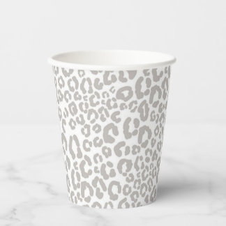 Animal print pattern paper cups