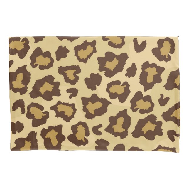 Animal print pattern pillowcase (Front)
