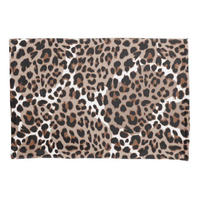 Animal print pattern pillowcase (Front)