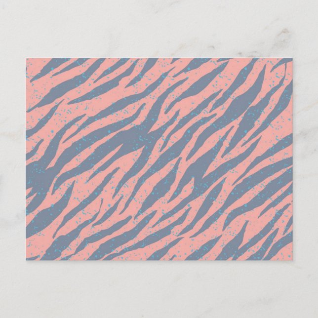 Animal print pattern postcard (Front)