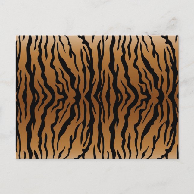 Animal print pattern postcard (Front)