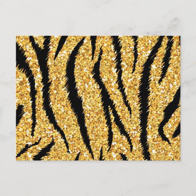 Animal print pattern postcard (Front)
