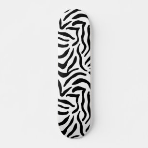Animal print pattern skateboard