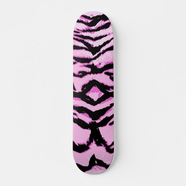 Animal print pattern skateboard (Front)