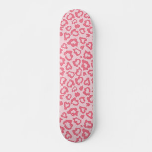Animal print pattern skateboard