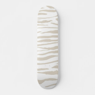 Animal print pattern skateboard