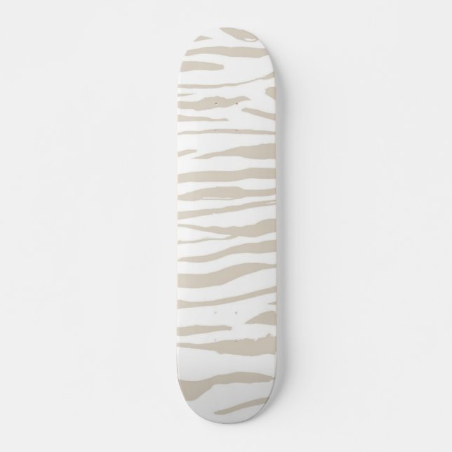 Animal print pattern skateboard (Front)
