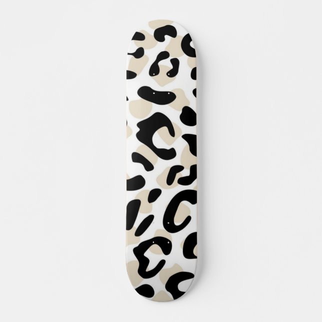 Animal print pattern skateboard (Front)