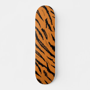 Animal print pattern skateboard