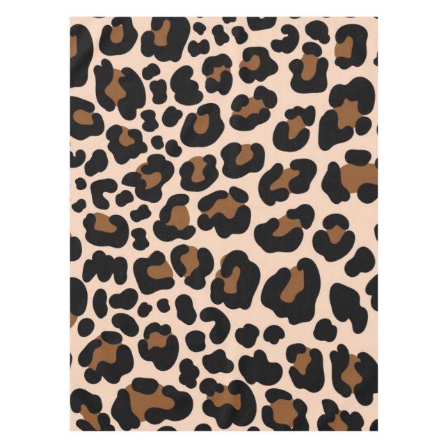 Animal print pattern tablecloth (Front)