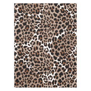 Animal print pattern tablecloth