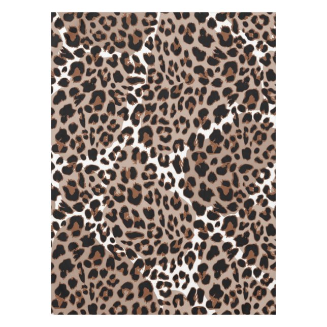 Animal print pattern tablecloth (Front)
