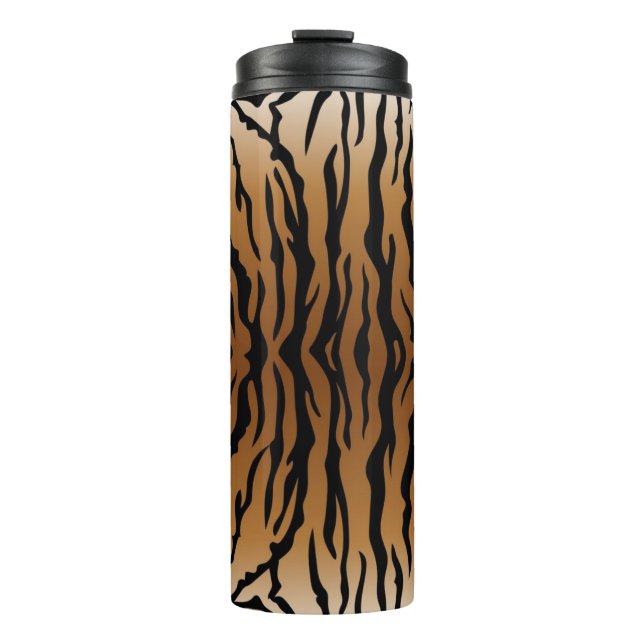 Animal print pattern thermal tumbler (Front)
