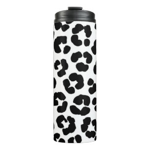 Animal print pattern thermal tumbler