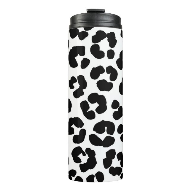 Animal print pattern thermal tumbler (Front)