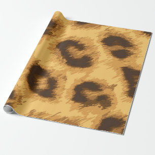 Animal print pattern wrapping paper