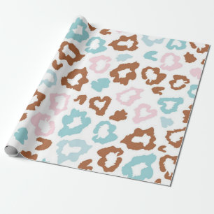 Animal print pattern wrapping paper