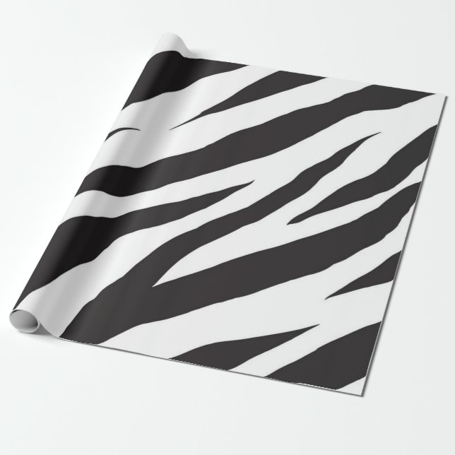 Animal print pattern wrapping paper (Unrolled)