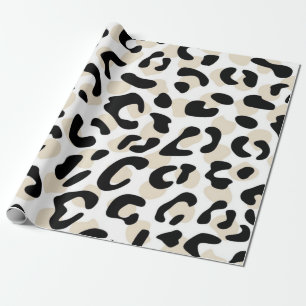 Animal print pattern wrapping paper
