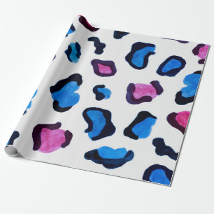 Animal print pattern wrapping paper